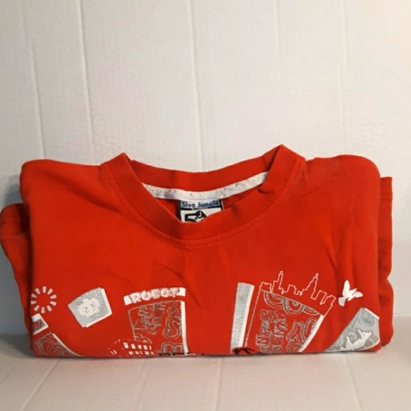 Mens Red 5ive Jungle Skate Short Sleeve Graphic Te - Picture 14 of 14